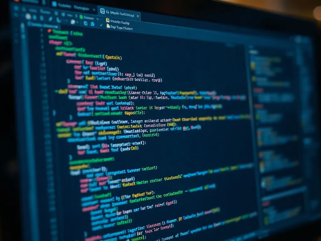 A close-up high-quality photo of a computer screen displayin