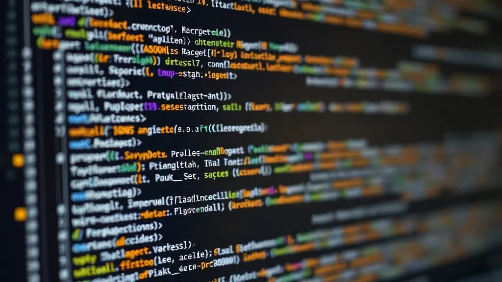 A close-up of a high-resolution computer screen showing comp